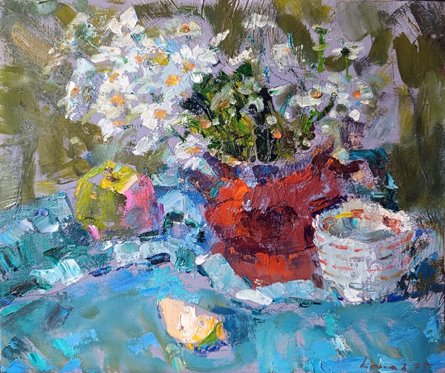 Painting for sale online - Chamomile