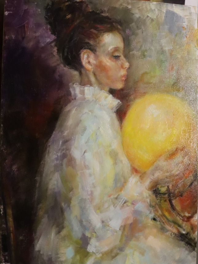 Painting for sale online - The Golden Ball