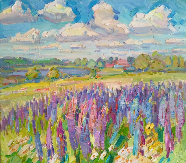 Painting for sale online - Near the village of Funkovo