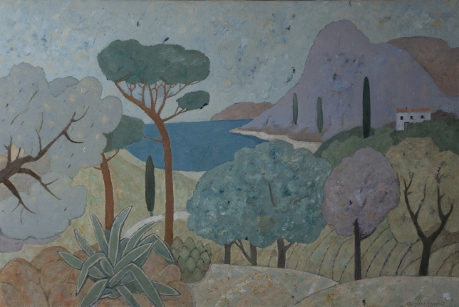 Painting for sale online - View of the lilac hills