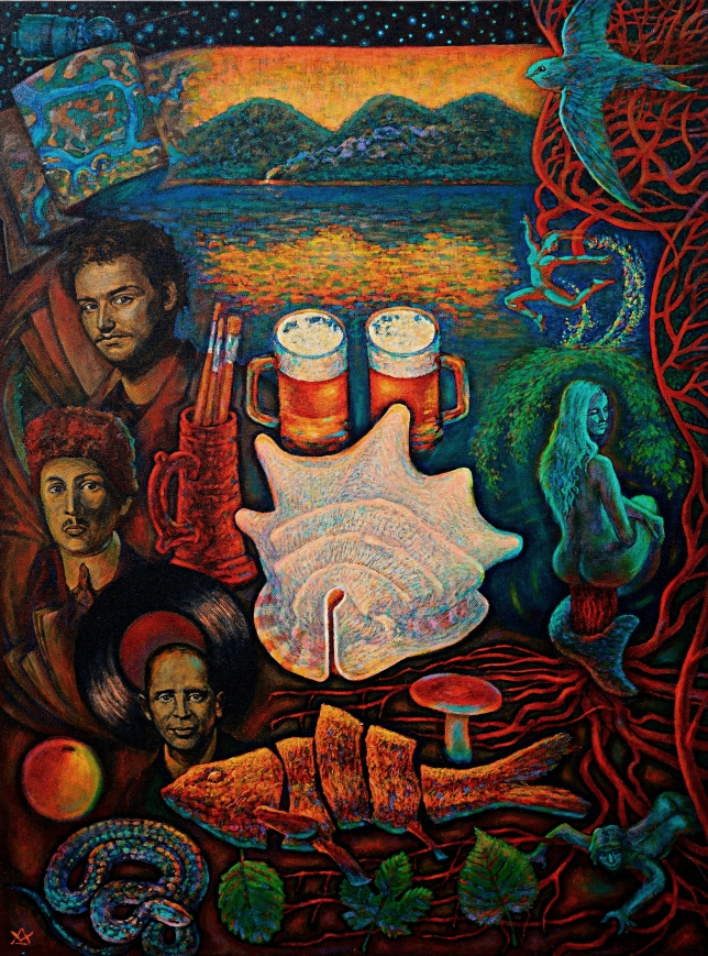 Painting for sale online - Zhiguli Mythologies