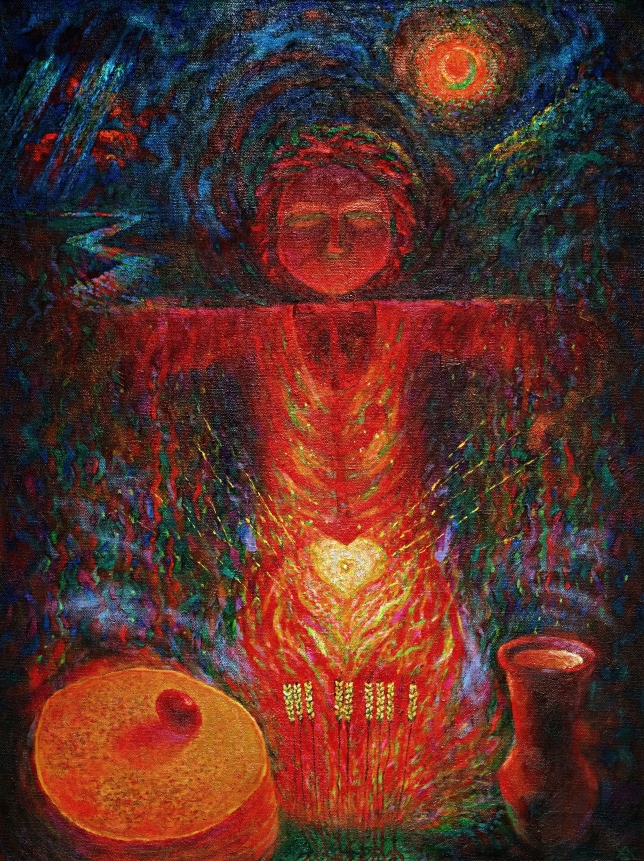 Painting for sale online - Mother of Grain