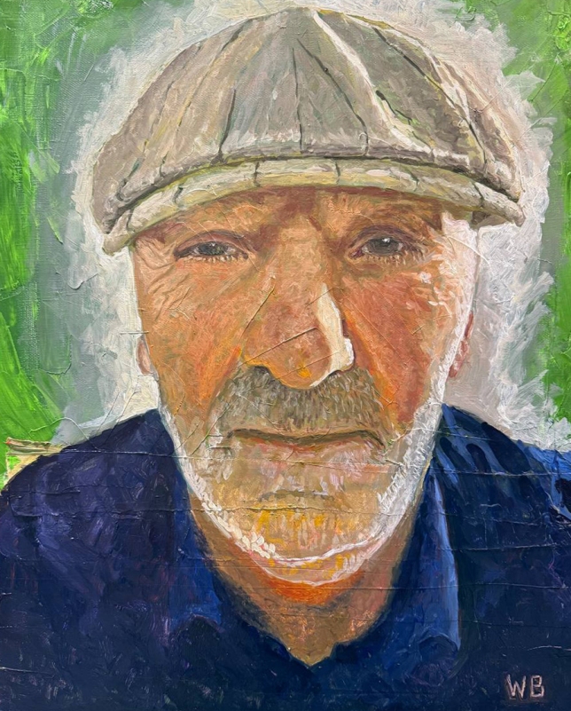 Painting for sale online - Ruslan the Chechen