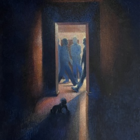 Painting for sale online - Danger