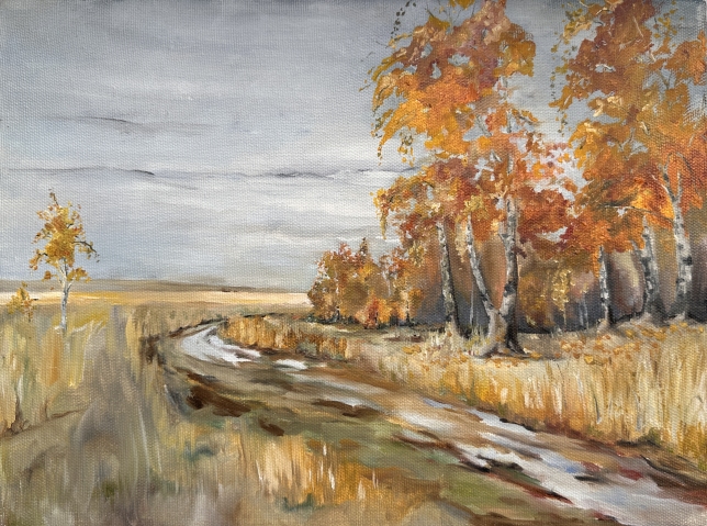 Painting for sale online - Russian Autumn