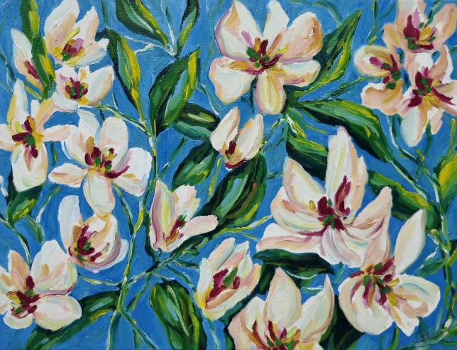 Painting for sale online - Flower garden 