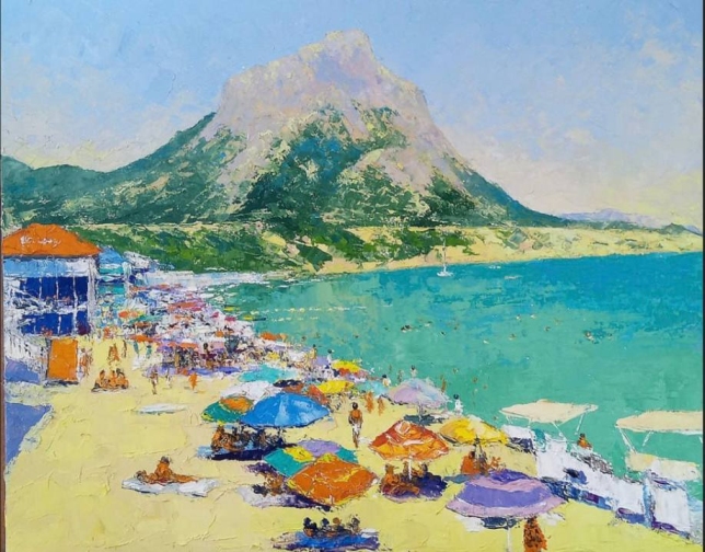 Painting for sale online - On the beach