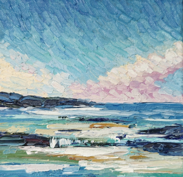 Painting for sale online - sea turquoise 