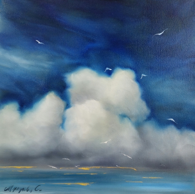 Painting for sale online - clouds 