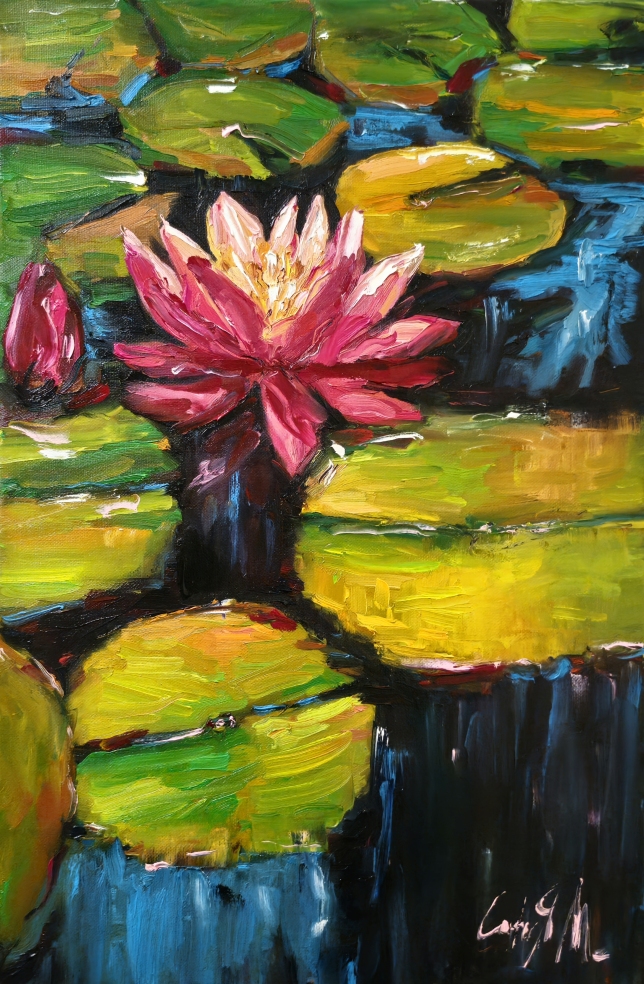 Painting for sale online - lotus 
