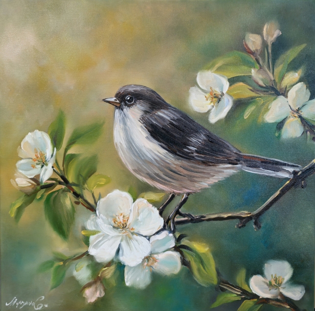Painting for sale online - Spring melodies 