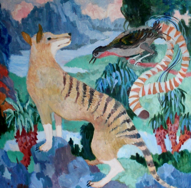 Painting for sale online - Dialogue with the Tasmanian