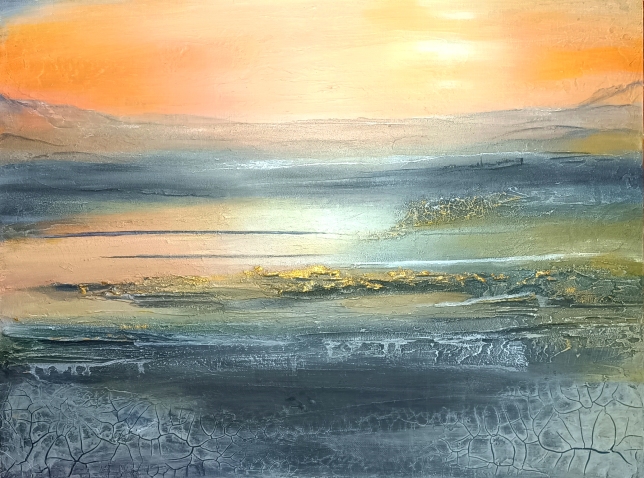 Painting for sale online - The golden city