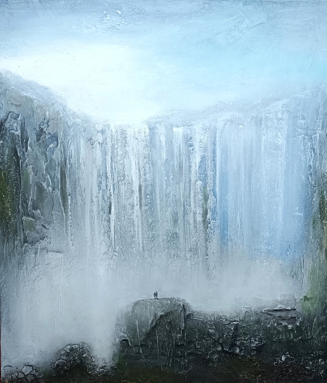 Painting for sale online - Blue stream
