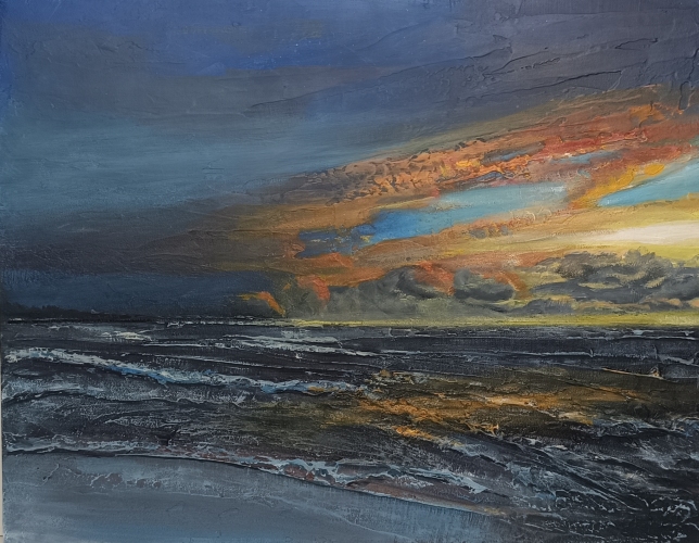 Painting for sale online - When the sun goes out