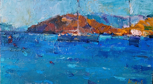 Painting for sale online - The morning raid