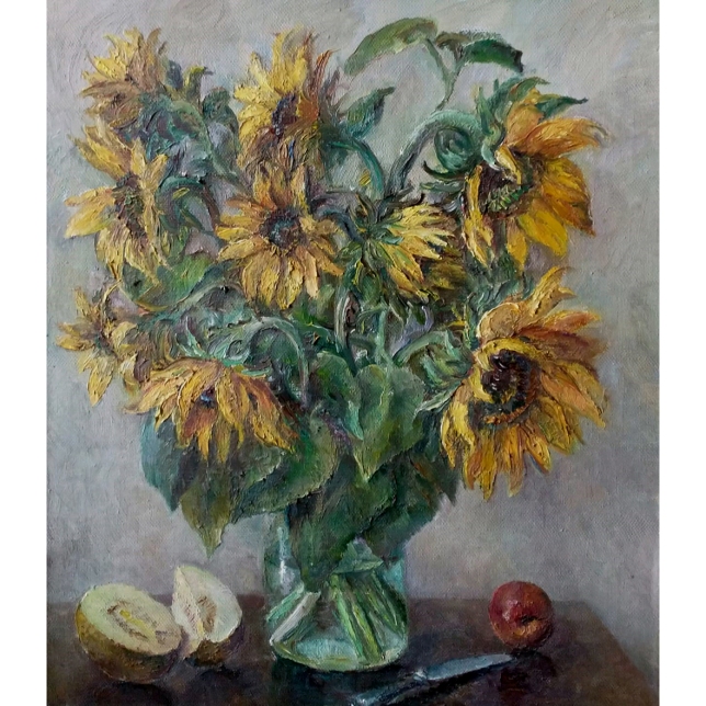 Painting for sale online - Sunflowers