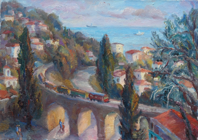 Painting for sale online - Aqueduct