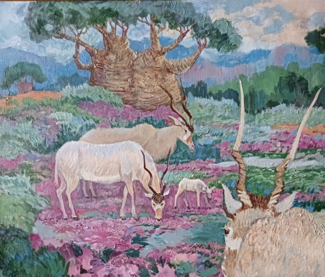 Painting for sale online - The territory of the Adaks