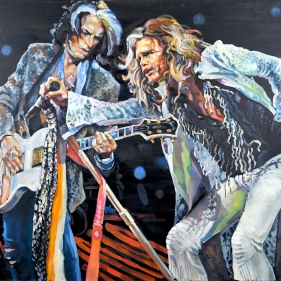 Painting for sale online - Steven&Joe Aerosmith