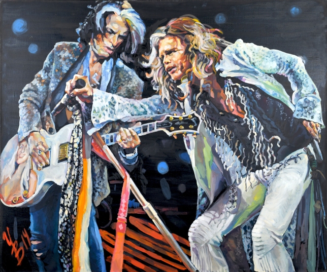 Painting for sale online - Steven&Joe Aerosmith