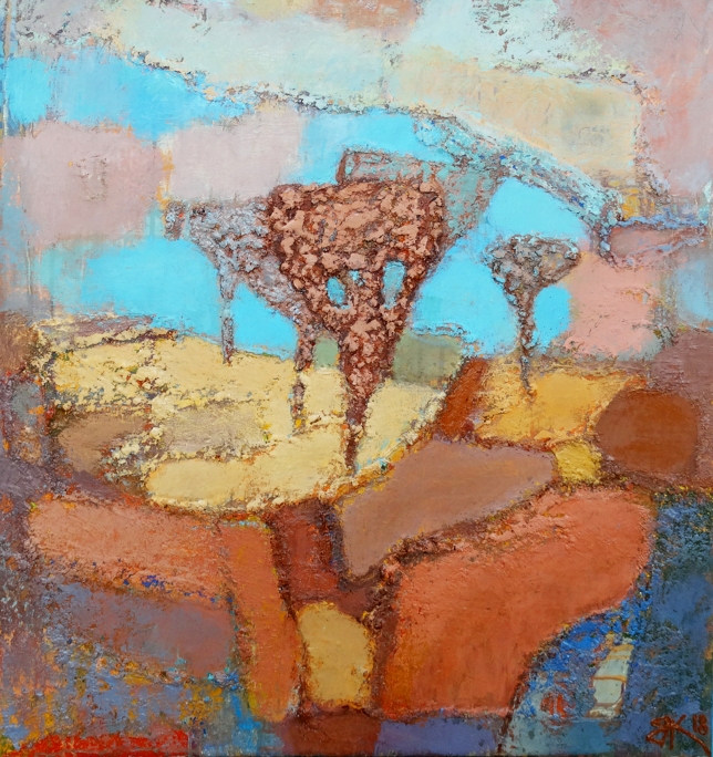 Painting for sale online - An inexhaustible love for the triangle