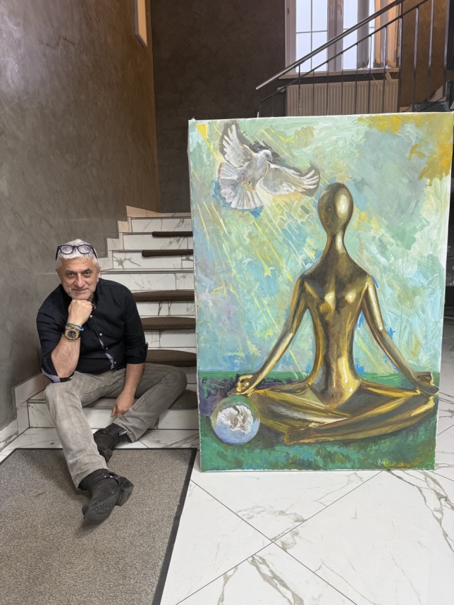 Painting for sale online - The burden of the free and civilized world