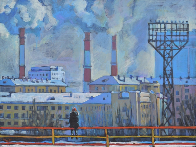 Painting for sale online - Winter day