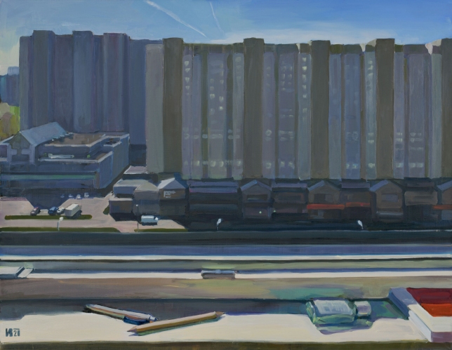 Painting for sale online - Self-isolation Morning Window view