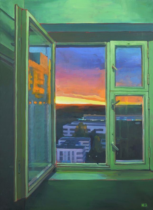 Painting for sale online - Self-isolation Sunset