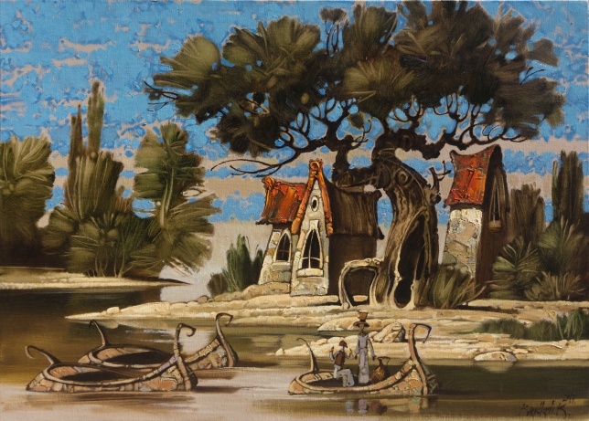 Painting for sale online - Before the rain