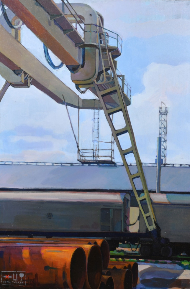Painting for sale online - Railway pipes