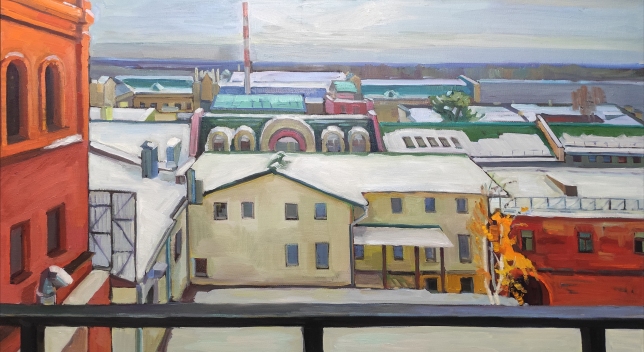 Painting for sale online - Nizhniy Novgorod First snow
