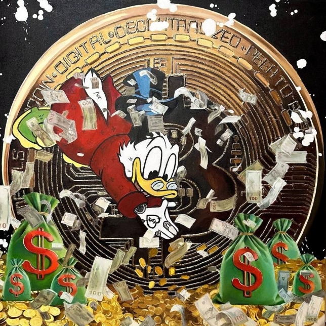 Painting for sale online - The Leap to Wealth