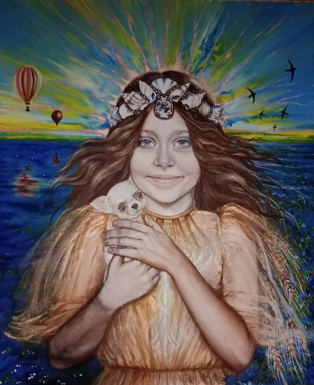 Painting for sale online - Sun of the World