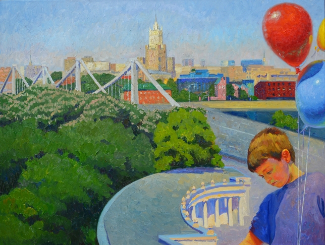 Painting for sale online - A Holiday in the city