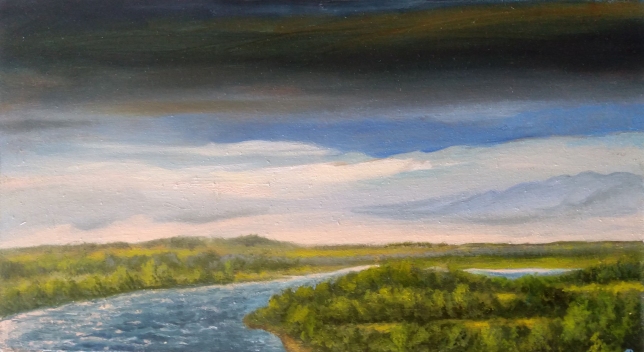 Painting for sale online - The Study in Blue Tones