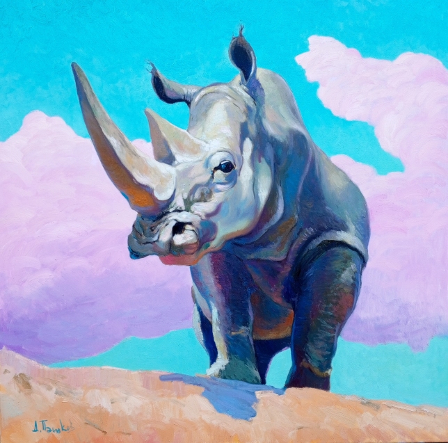 Painting for sale online - On the other side of the road