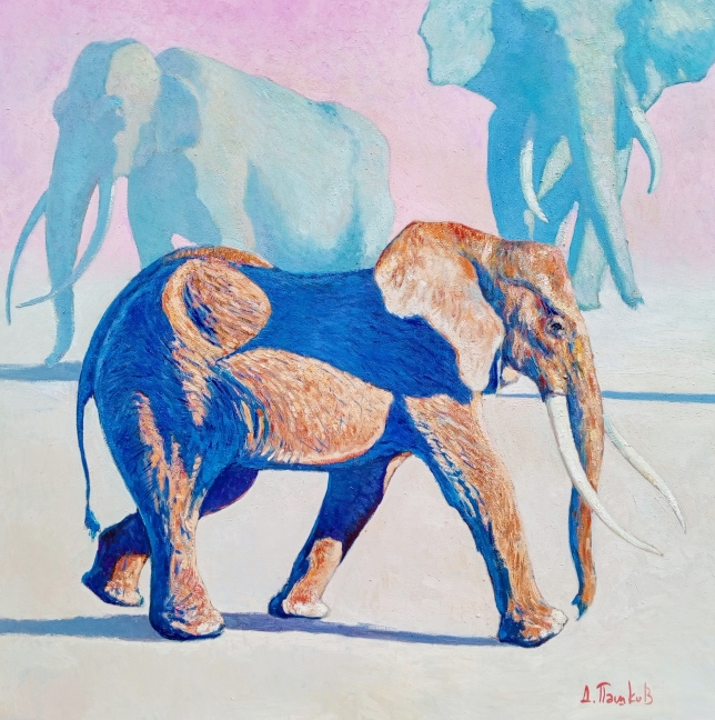 Painting for sale online - Going to the river