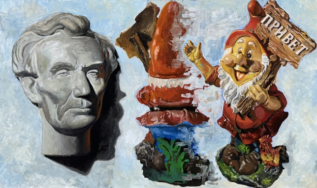 Painting for sale online - Hello, Lincoln!