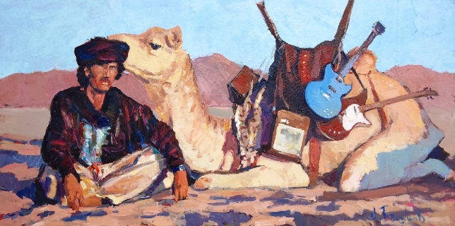 Painting for sale online - Tinariwen