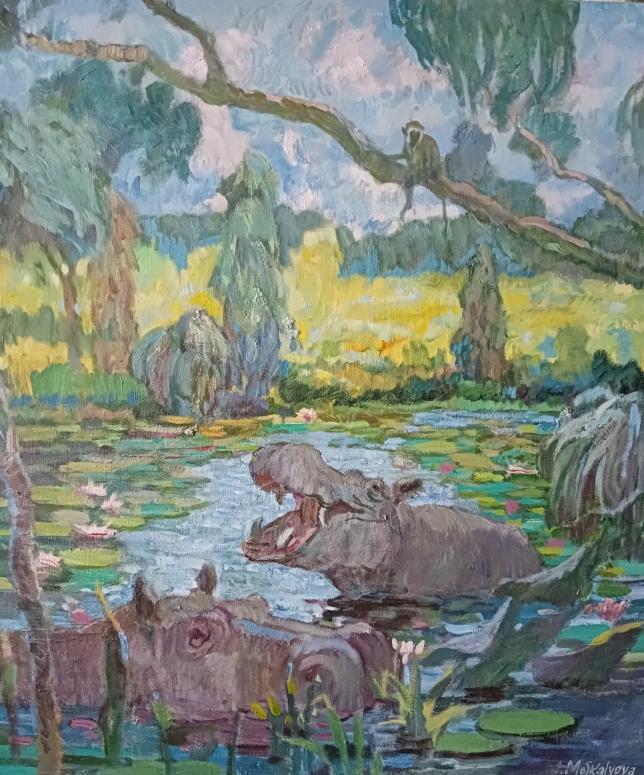 Painting for sale online - The owners of Tengrel