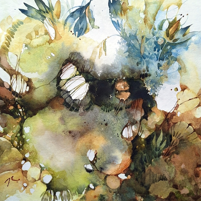 Painting for sale online - Spring microcosm