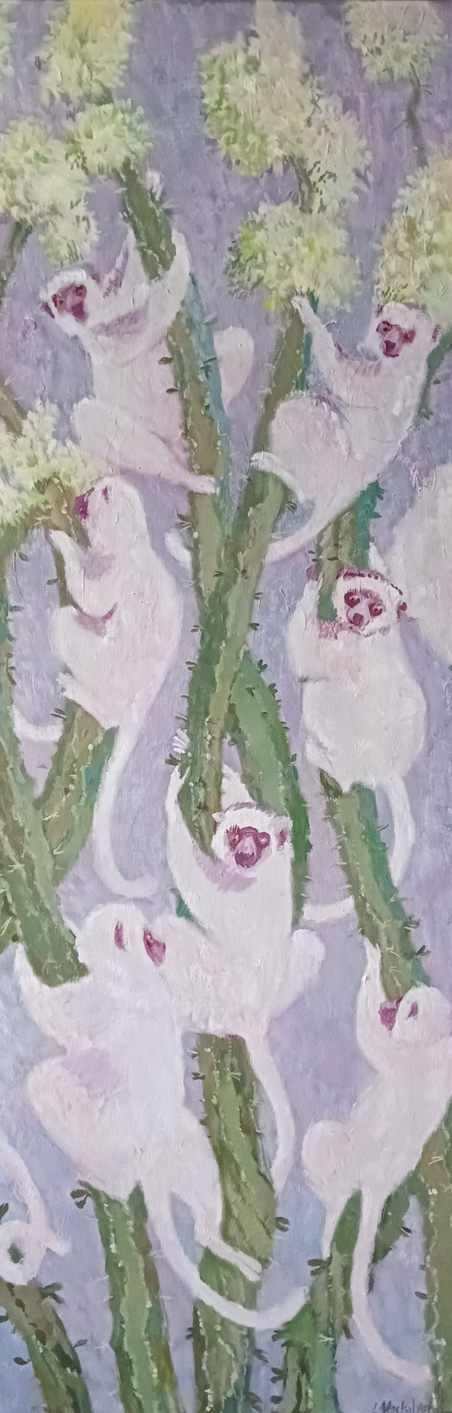 Painting for sale online - White Angels of Madagascar