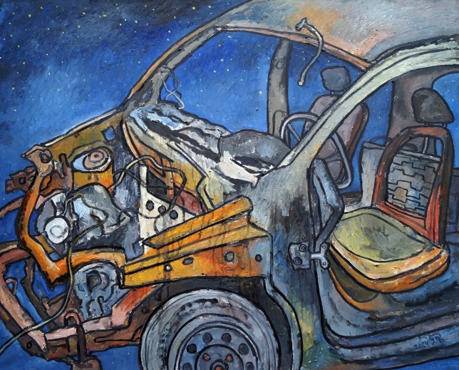 Painting for sale online - Night rendezvous