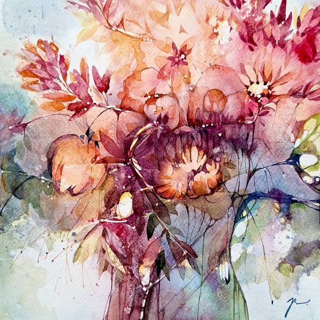 Painting for sale online - The Cruciferous Flower