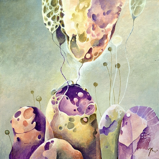 Painting for sale online - Transparent world