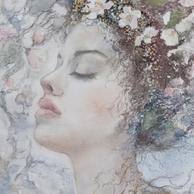 Painting for sale online - The apple tree