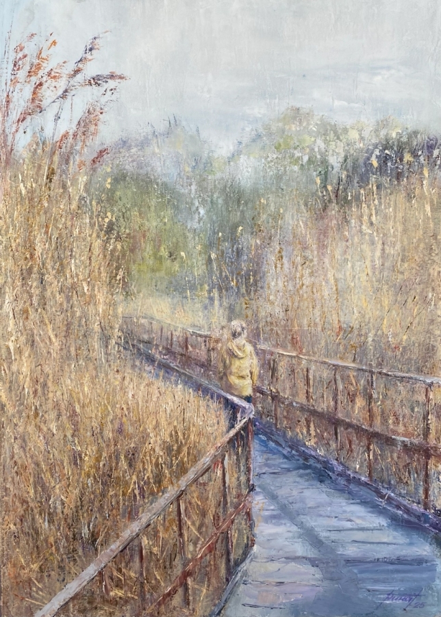 Painting for sale online - Autumn walk