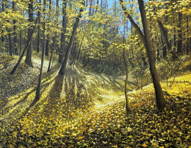 Painting for sale online - Golden autumn